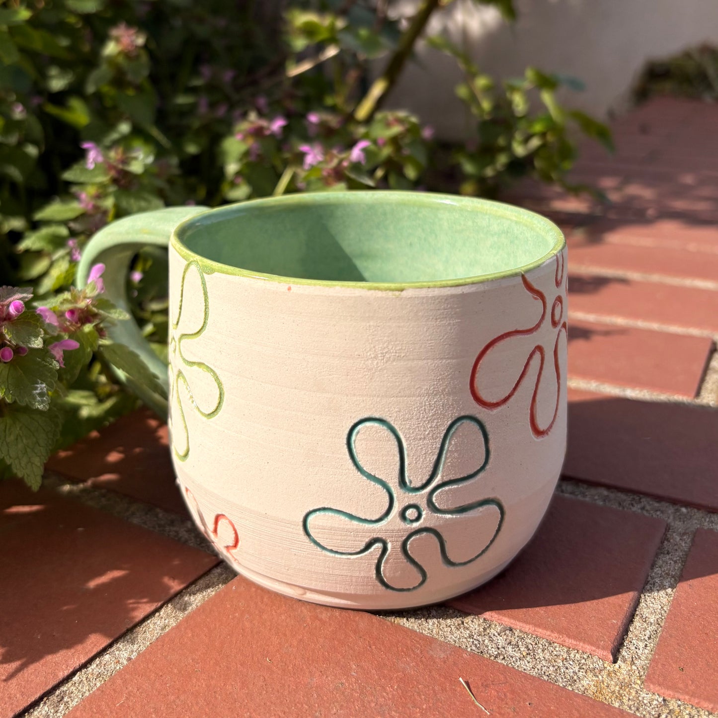 Floral mug